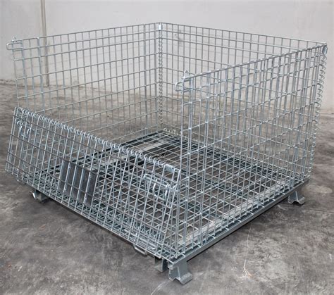 steel mesh cage box|galvanised steel cage.